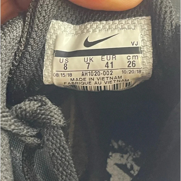 Nike Zoom Rival M Multi-Event Track Field Spikes, Size 8 Black/Gray/ White Run - Picture 8 of 13